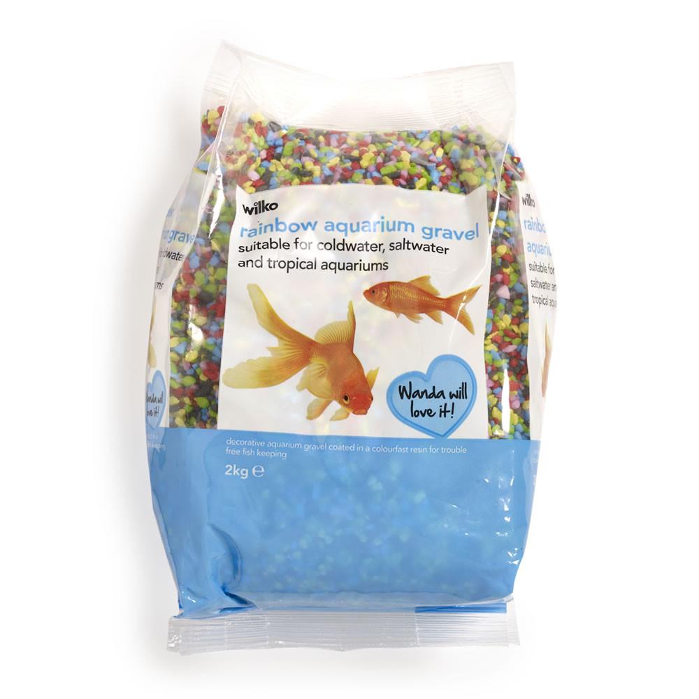 Leech Rainbow Gravel for Leech Aquarium